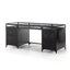 Shadow Box Glass Executive Desk