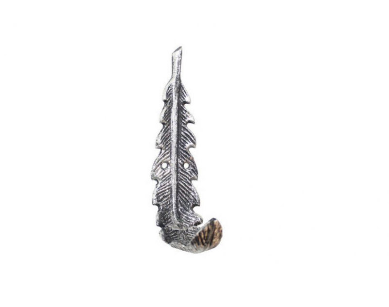 Bebb Metal Wall Wall Hook, Silver
