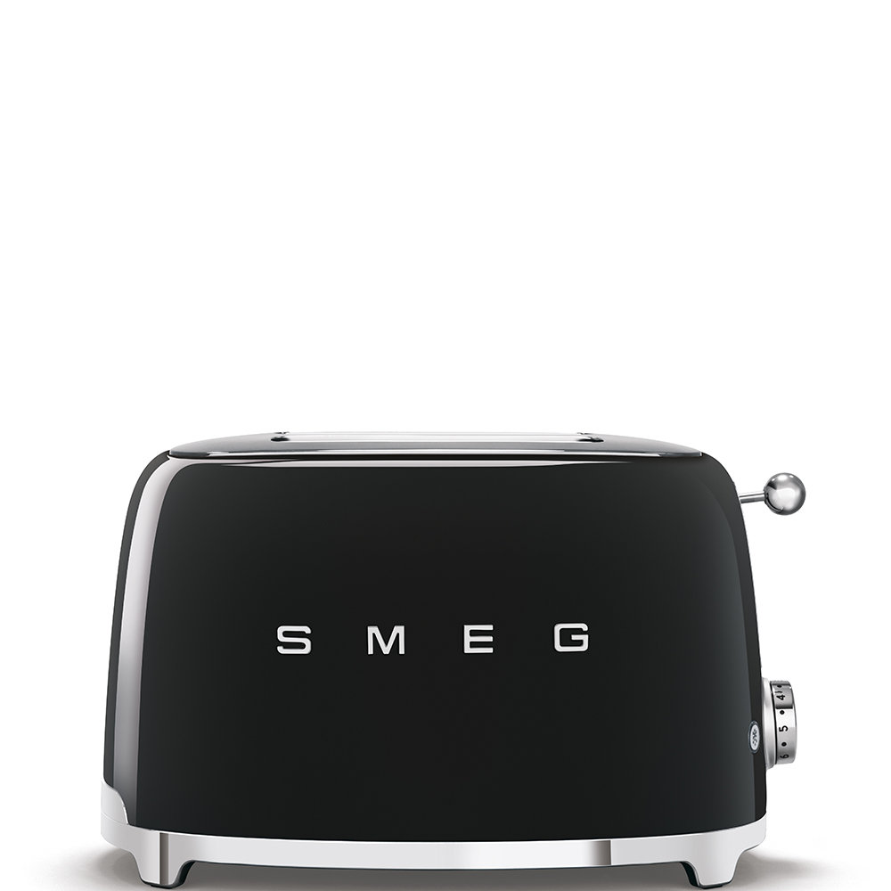 SMEG 50s Style 2-Slice Toaster, Black