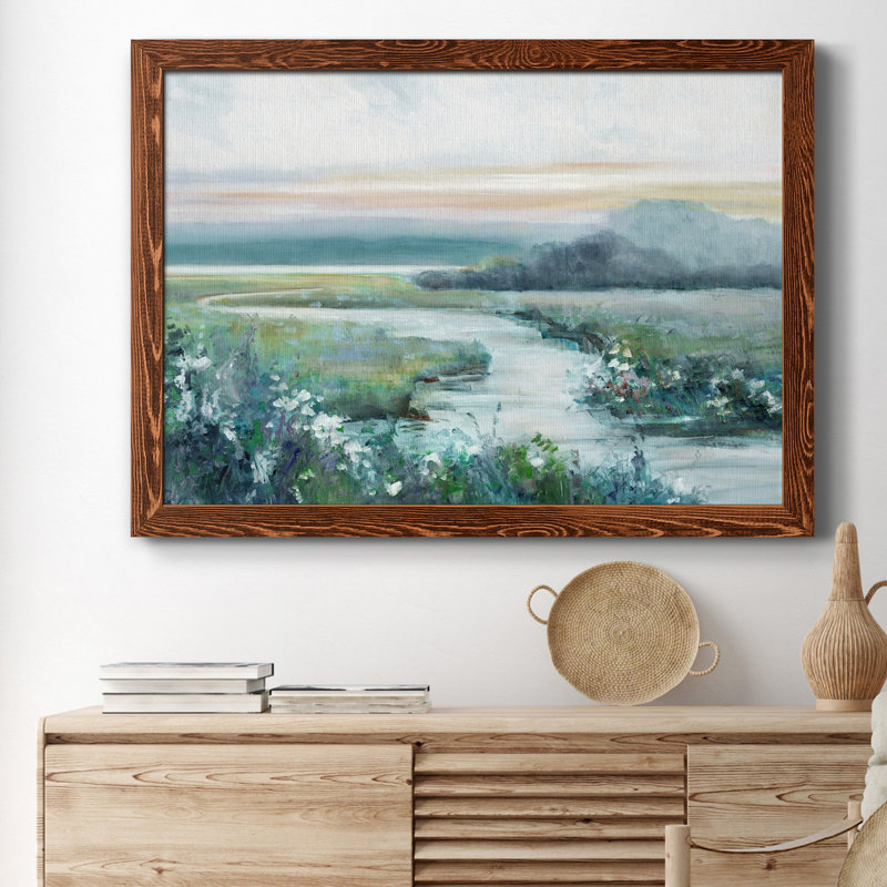 Eternity in Twilight - Reproduction d'art sur papier encadrée, H 31,5 po x l 23,5 po x P 1,5 po, Érable