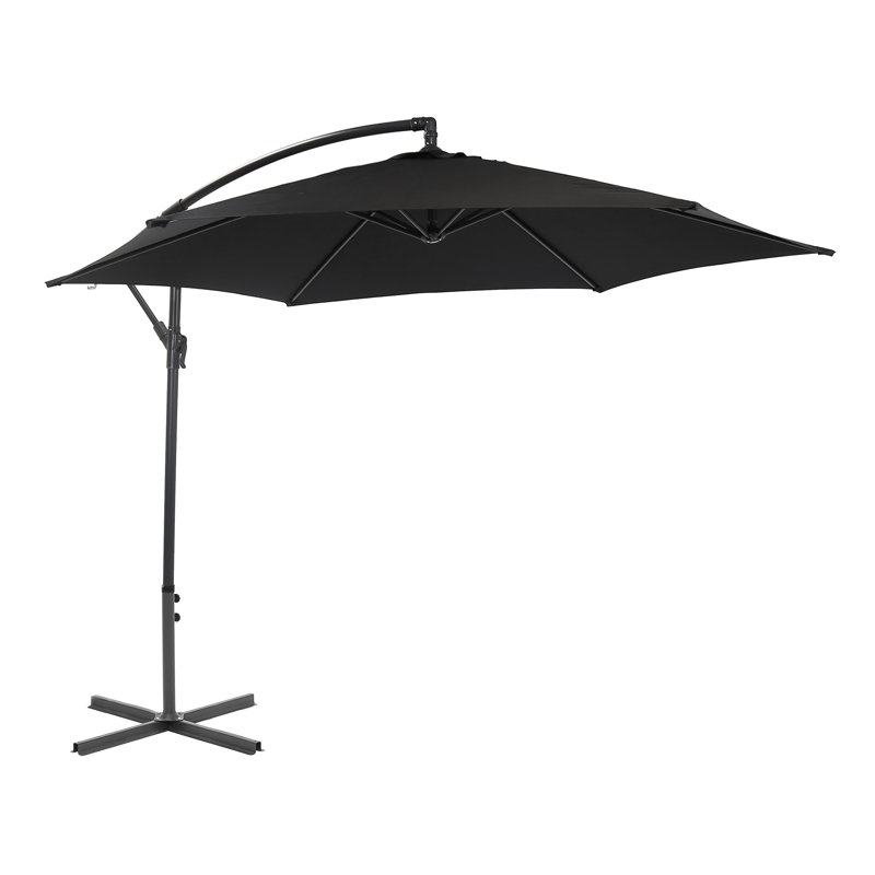 300cm Cantilever Parasol, Black