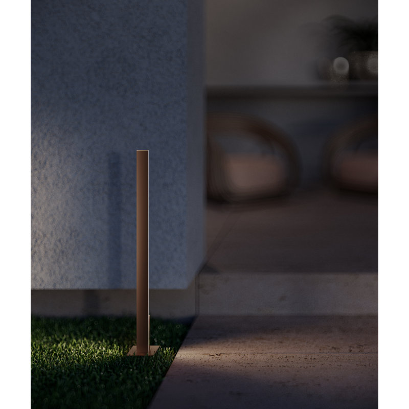 Fly Outdoor Floor Lamp, Bronze, 35.5" H x 4.7" W x 4.7" D, 12.5 W