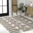 Cindia Casual Coastal Flamingos Two-Tone Beige/White Indoor/Outdoor Rug-69123081