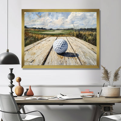 Greens And Dreams Golf Course Landscape I - Golf Wall Art