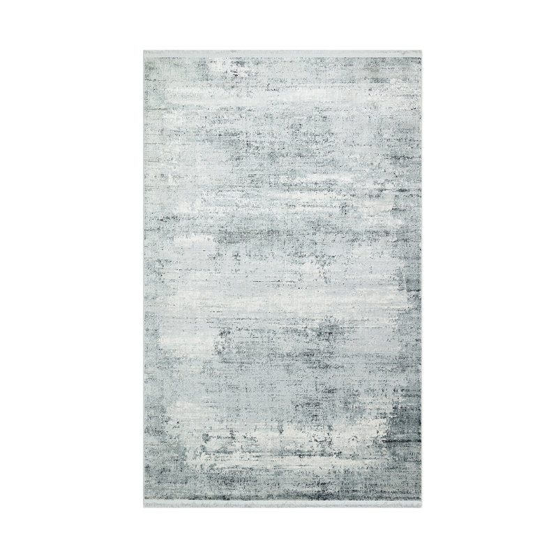 Luxurious Hall Carpet, Grey, 39.4 x 118.1 inches | 100% Viscose / Polyester, Pile Height: 0.2 inches | Machine Woven, 864,000 Thread Points | Easy to Clean, Vacuum & Spot Remover Friendly | Stylish & Durable for Home Décor