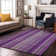 Premium Machine Washable Cerrito AMF543 Purple Rug