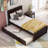 Platform Bed with  Trundle-1178366348