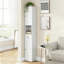 Grande armoire de rangement pour salle de bain, armoire étroite en métal à 5 niveaux avec 2 portes et tablettes réglables