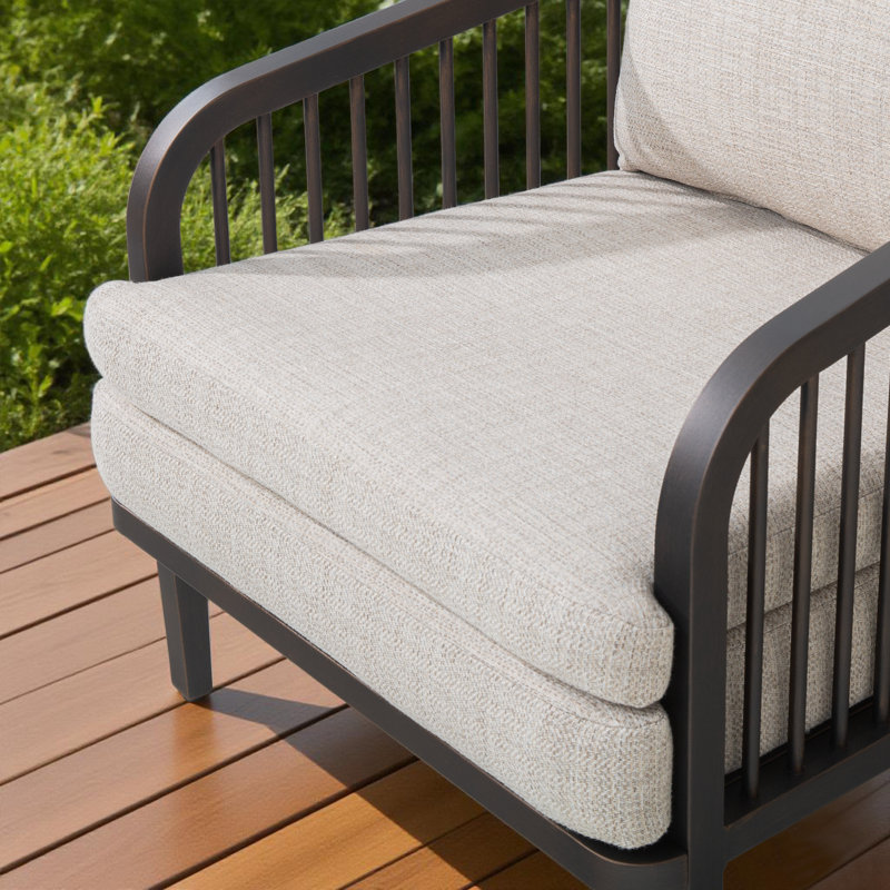 Chaise longue avec coussins Asheville