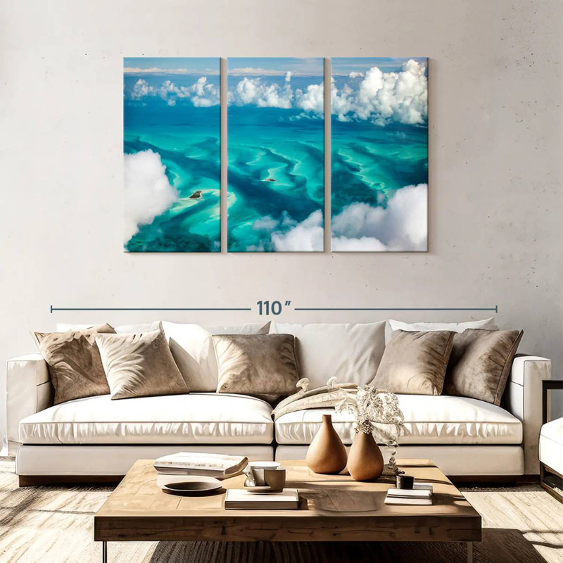 Gillard Bahamas Clouds, 48" H x 74" W