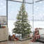 Arbre de Noël artificiel 9 pi avec conception en cèdre réaliste, support en acier et 4306 pointes pour une installation facile et un décor des Fêtes sécuritaire-1564081808