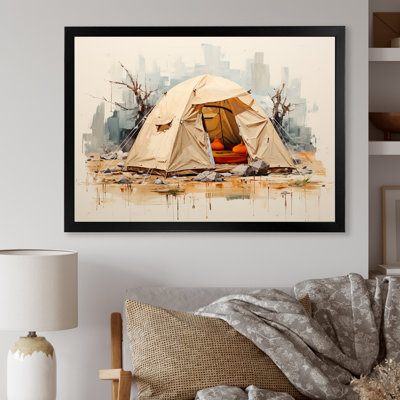 " Camping Tent Outdoor Adventure "