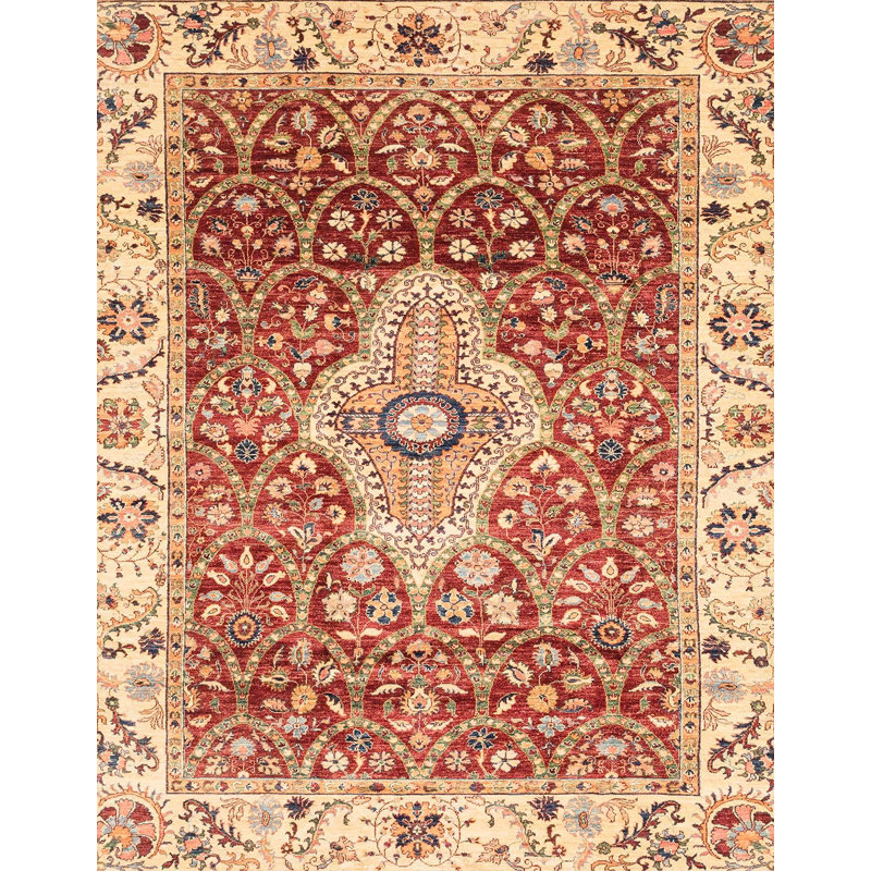 Tapis abstrait 4094, Rectangle 3 pi x 5 pi