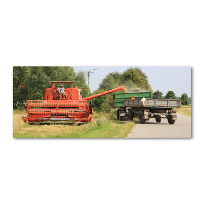 Combine-Harvester - No Frame Print on Canvas