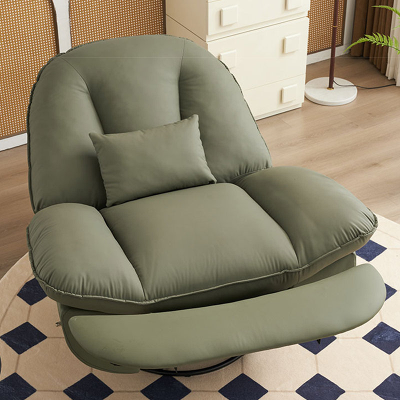 Fauteuil inclinable multifonctionnel avec accoudoirs de rangement, Vert