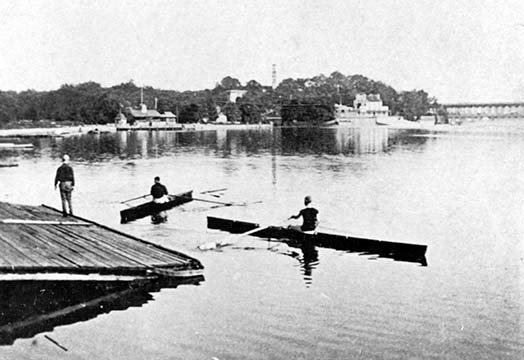« scullers », philadelphia, pa-reproduction de photo, H 24 po x l 36 po x P 1,5 po