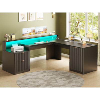Ilana L-Shape Desk by Trent Austin Design