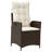  Garden Dining Set Brown, Cream White