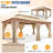 12x20ft Heavy Duty Gazebo with Metal Steel Frame Sturdy Tent with Privacy Curtain and Mosquito Netting Outdoor Gazebo for Garden, Lawn, Backyard, Garage-113581764