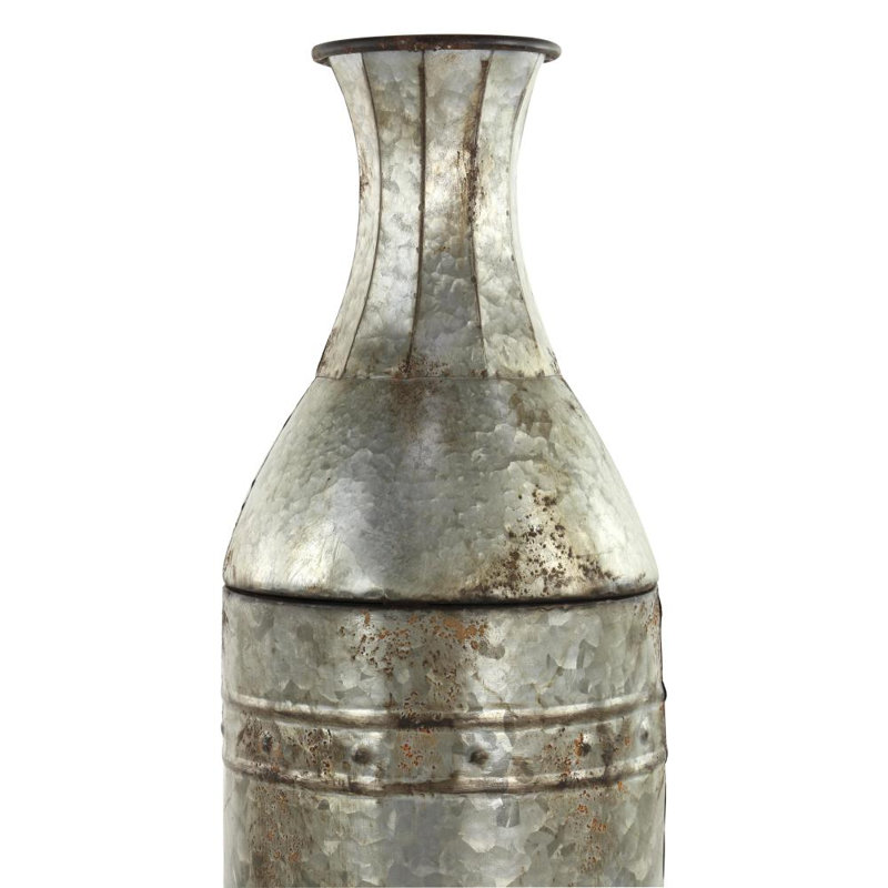 Ensemble de grands vases décoratifs en métal Haroun