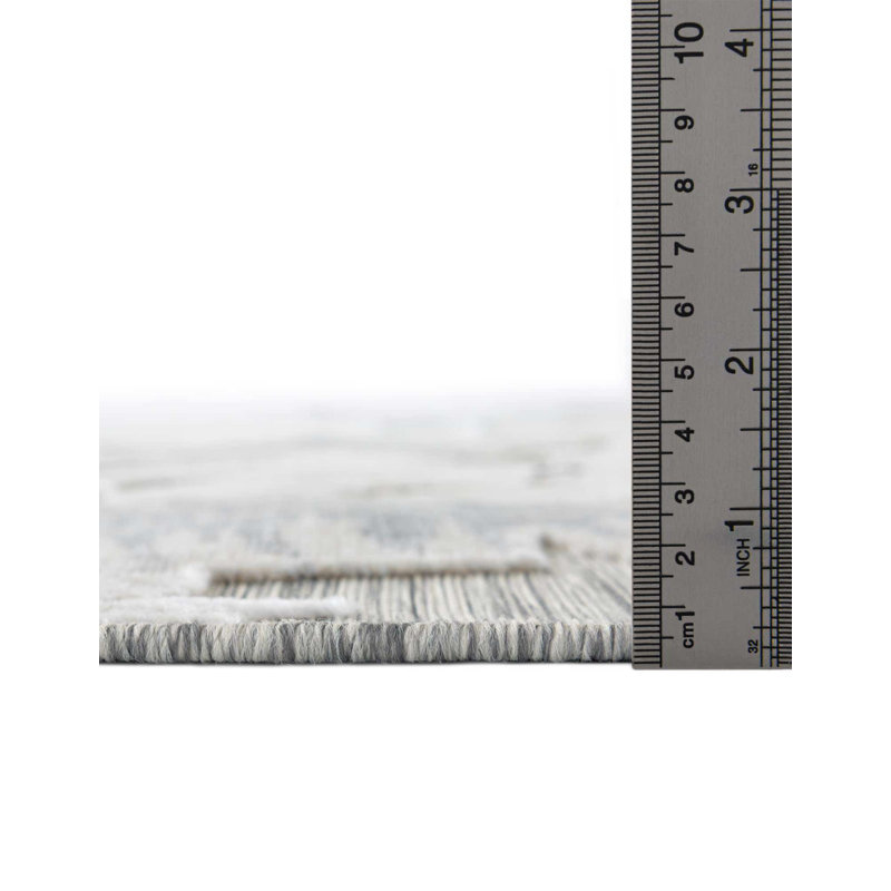 Firman Leaves Wygant Indoor/Outdoor Area Rug, Square 8'2"