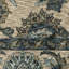 Tapis oriental en polyester tissé à la machine Andreana en beige / bleu / gris-757547361