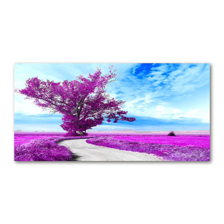 Ebern Designs Tree And Path - Wrapped Canvas Print | Wayfair.co.uk