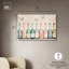 Art mural sur toile, Champagne Mint and Pink Collection-115108545-115108548