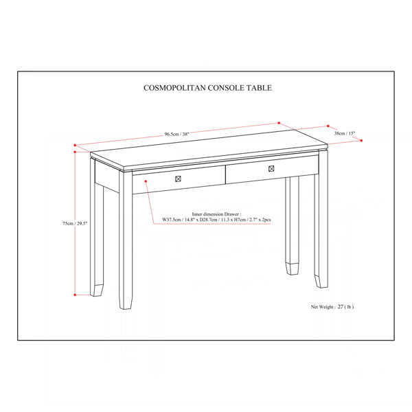 Dimensions du produit