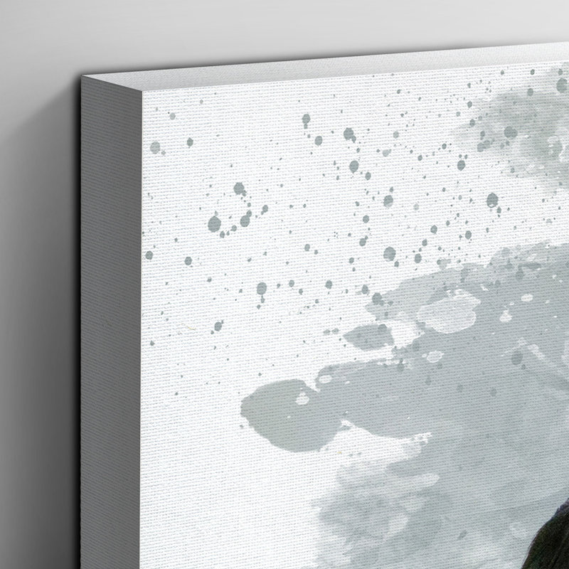 Kingfisher Bird - Wall Art, 40cm H x 60cm W, Wrapped Canvas