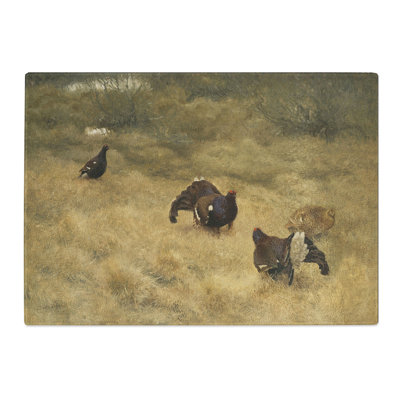 Black Grouse by Bruno Liljefors Chopping Board