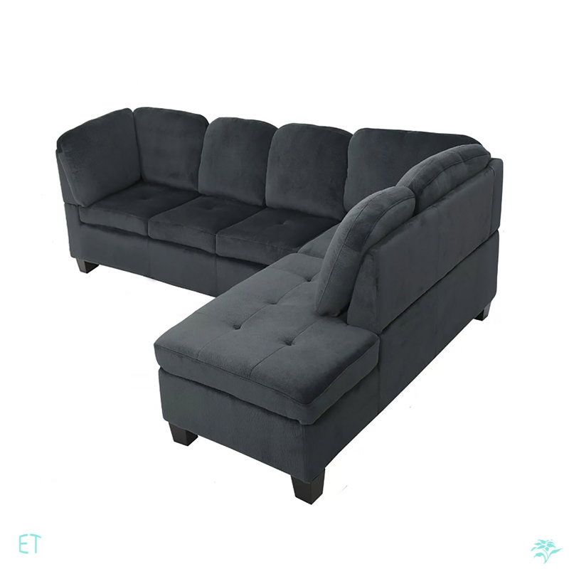 SOFA, Polyester L-Shaped Sectional Sofa