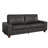71.5" Vegan Leather Sofa with Wide Square Arms and Storage Pockets for Living Room Upholstered Loveseat-512775117