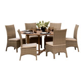 Murrow Outdoor - Piece Dining Set with Cushions
