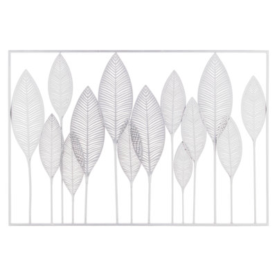 « leaves », reproduction d’impression encadrée sur métal