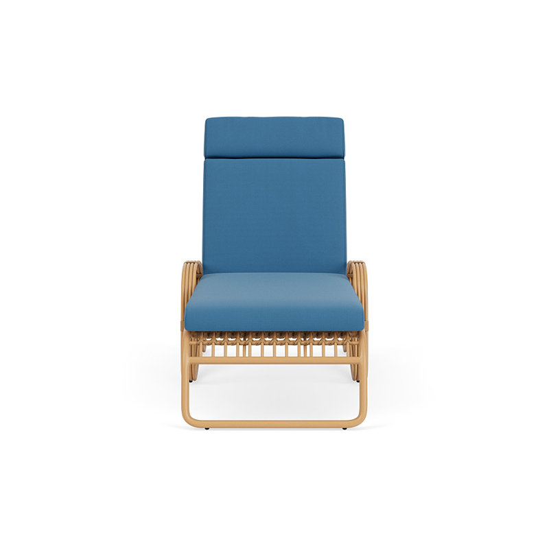 Riviera Outdoor Chaise Lounge, Bamboo Bay Sky