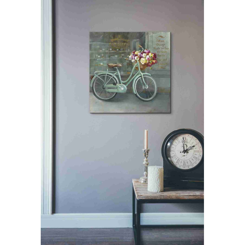 «Joy of Paris I» par Danhui Nai, art mural sur toile, H 18 po x l 18 po x P 0,75 po