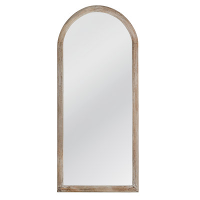 Miroir de plancher en bois massif