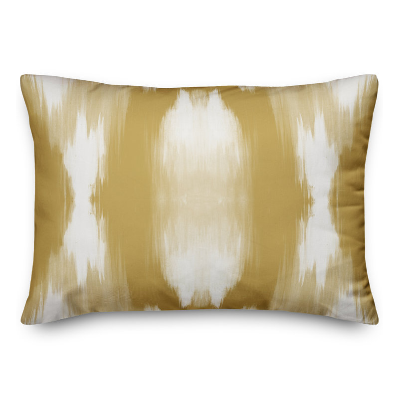 Housse et insert pour coussin d'extérieur Paint 18, Jaune