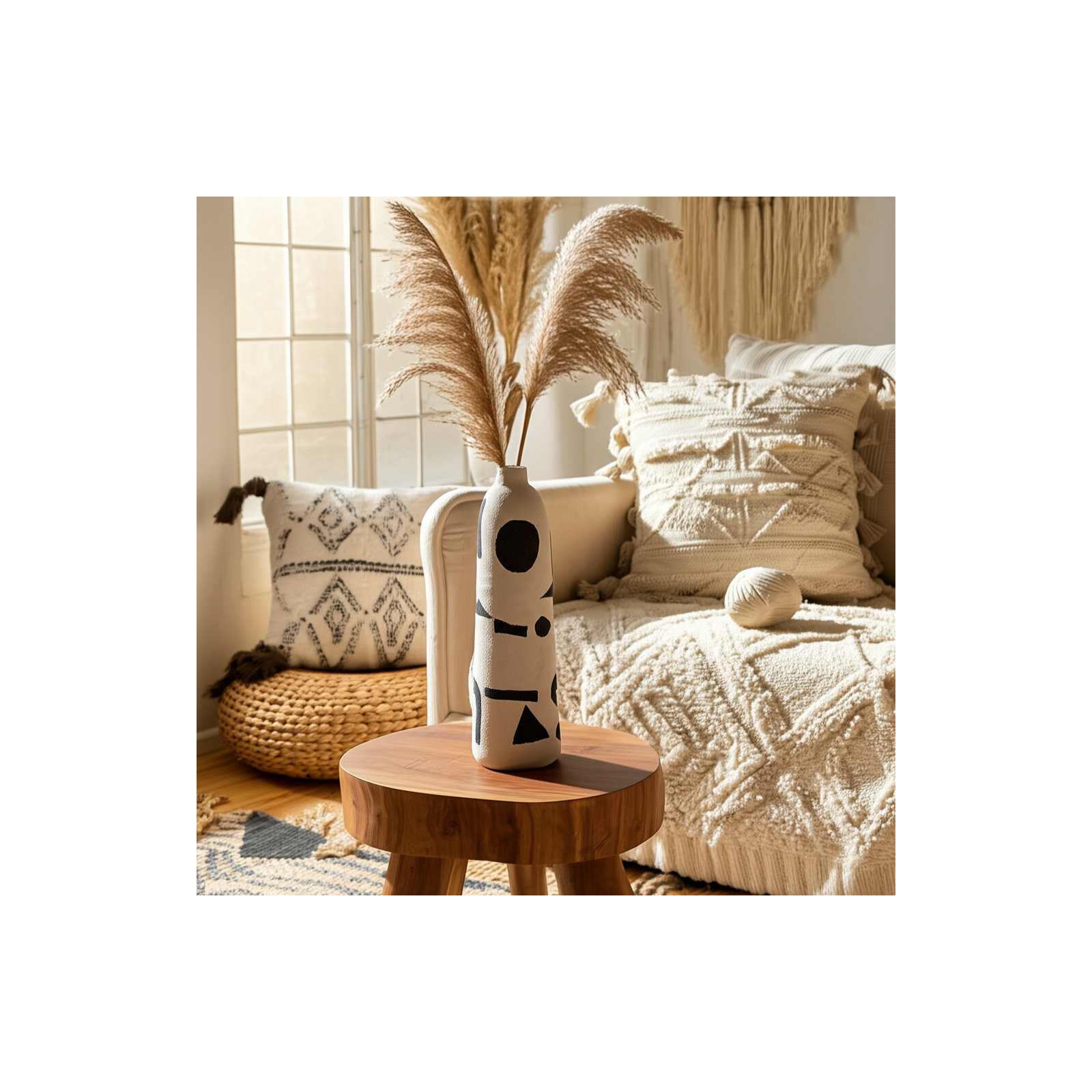 Emelle Ceramic 15" Vase 