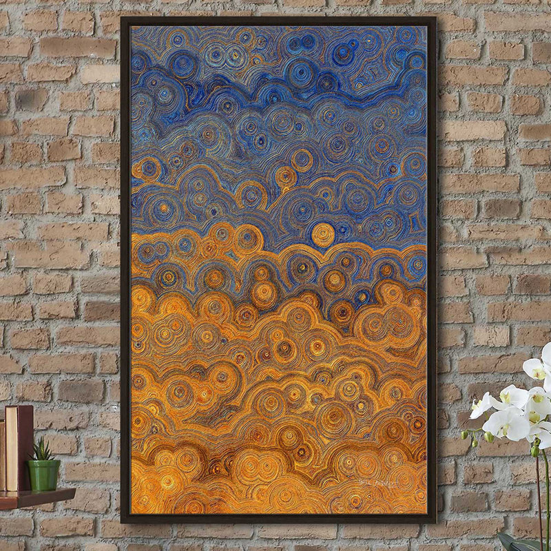 «Philippins 4: 19 All You Need» par Mark Lawrence - reproduction, Cadre flottant espresso, H 43,5 po x l 27,5 po x P 2 po
