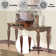 Archaimbaud Transitional 54"L Rectangular Sofa Table in Cherry