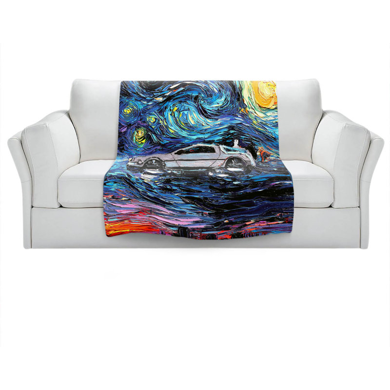 Hand Woven Throw Blanket, 68" x 80"