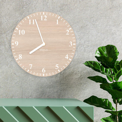 Solid Color Classic MDF Wall Clock