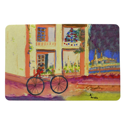 Aelber Non-Slip No Pattern Christmas Doormat
