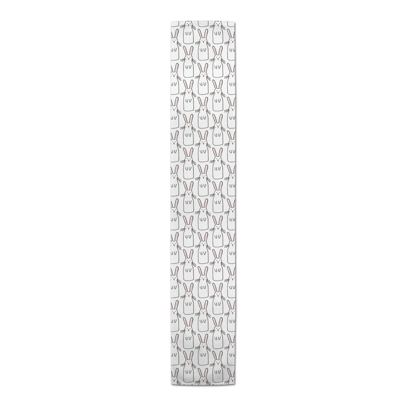 Crysta Rectangle Easter Polyester Table Runner, 90" x 16"