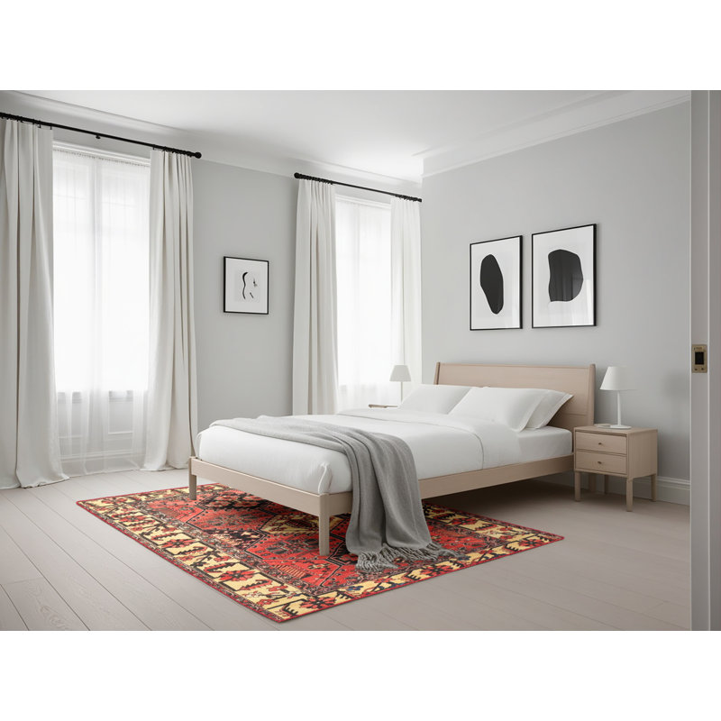 Tornblom Oriental Indoor Rug, Rectangle 5' x 7'