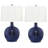 Padua 27 in. Admiral Blue Table Lamp
