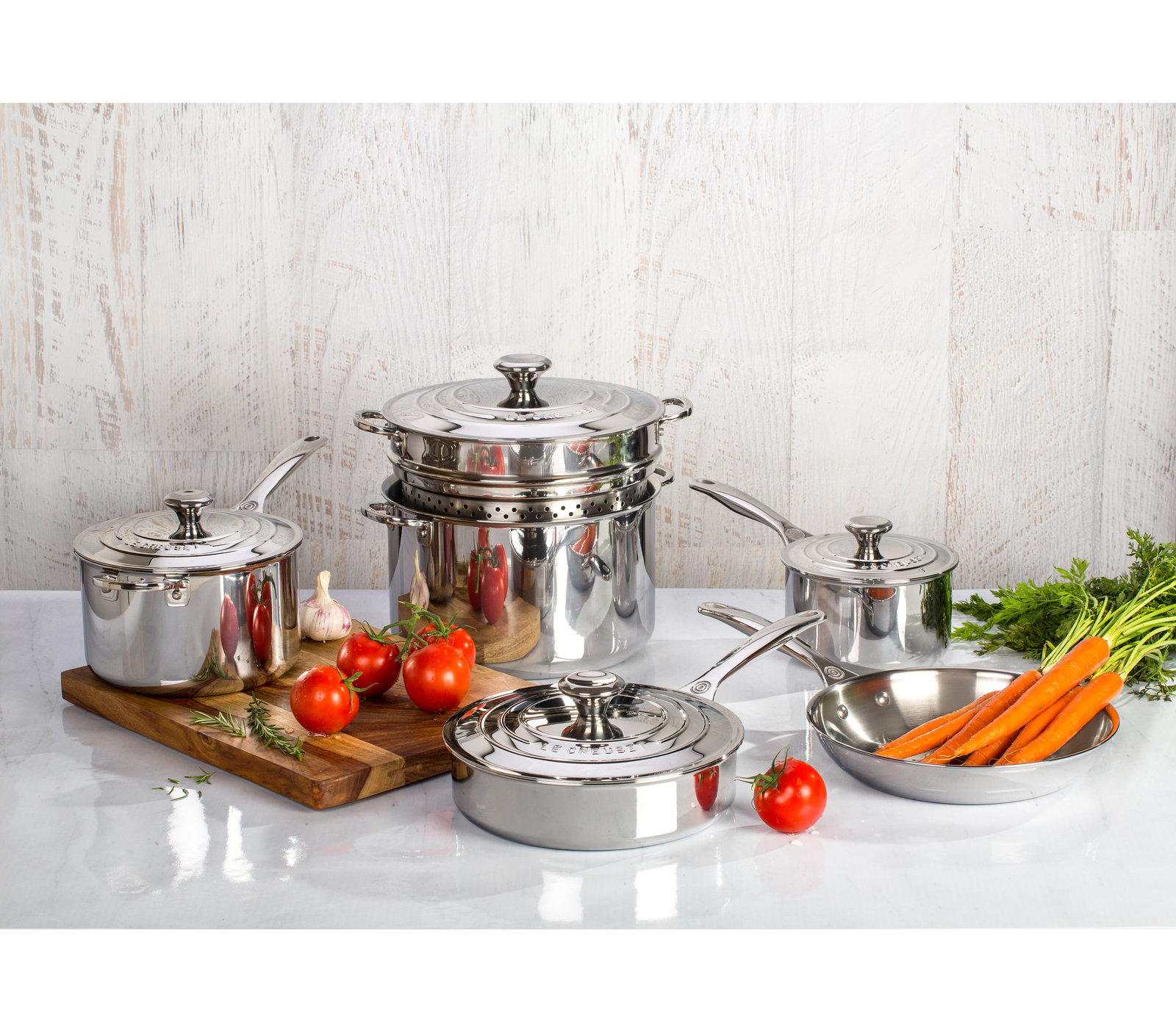 Le Creuset Stainless Steel 10-Piece Set