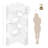 Corner Bookshelf, 6-Tier Corner Bookcase with Baffles, Bookcase with Baffles Etagere Shelf Storage Rack, Suitable for Home Offices, Living Rooms, Bedrooms, and Kitchens, White